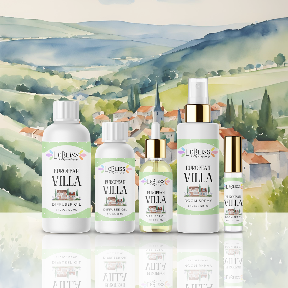 Diffuser Oil 1 oz - European Villa (Dropper Bottle)