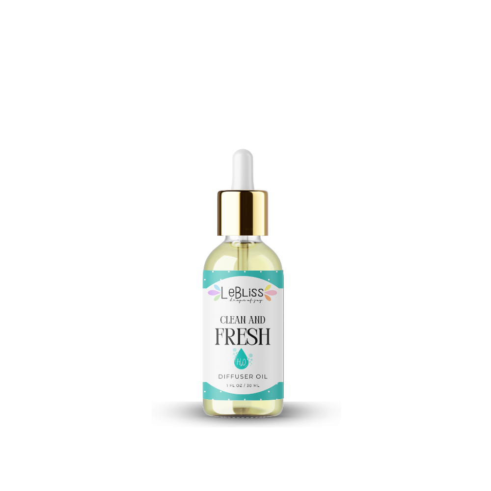 Diffuser Oil 1 oz - Clean and Fresh (Dropper Bottle)